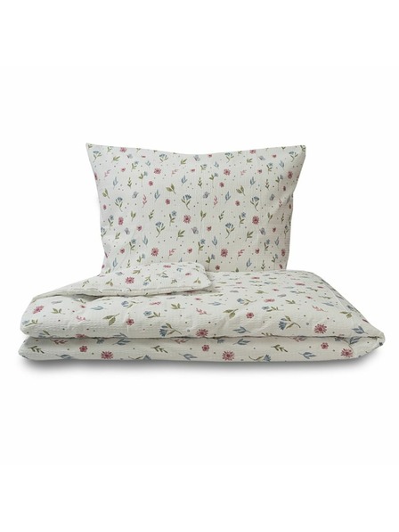Kvalitex Francouzské prodloužené krepové povlečení 240x220, 70x90cm Letní louka