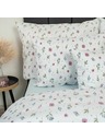 Kvalitex Francouzské prodloužené krepové povlečení 240x220, 70x90cm Letní louka