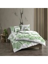 Kvalitex Francouzské bavlněné povlečení renforcé 200x200, 70x90cm TROPICAL bílé