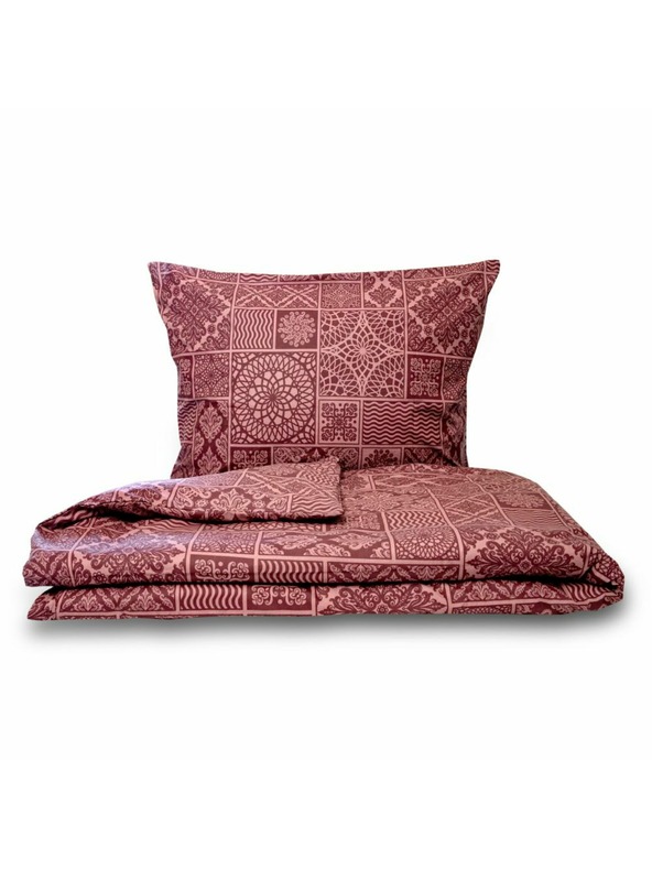 Kvalitex Prodloužené bavlněné povlečení renforcé 140x220, 70x90cm TOKYO vínové