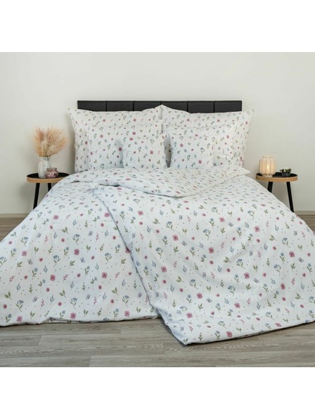 Kvalitex Prodloužené krepové povlečení 140x220, 70x90cm Letní louka
