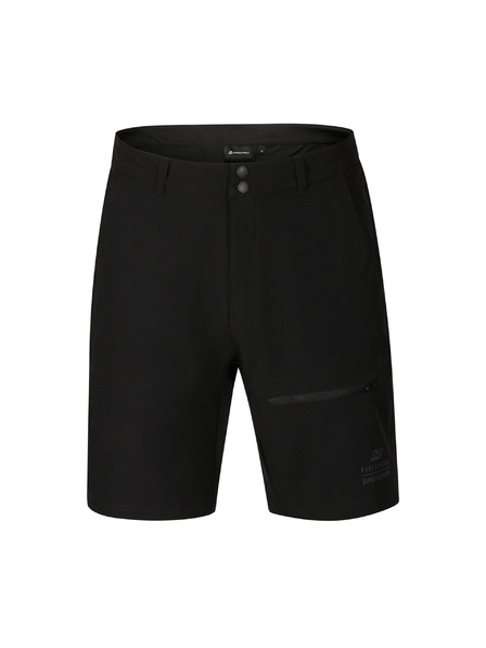 ALPINE PRO Pánské softshellové kraťasy s cool dry ALPINE PRO BAK black