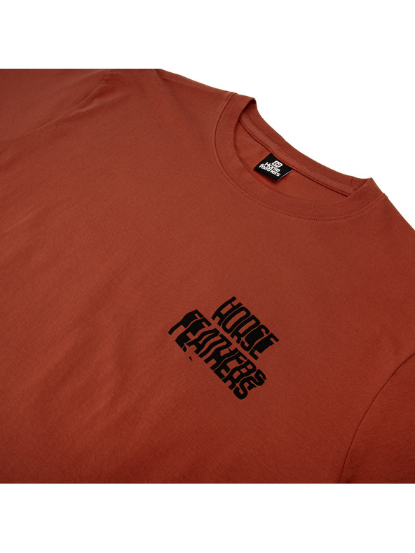 Horsefeathers Triko Xerox červené HORSEFEATHERS