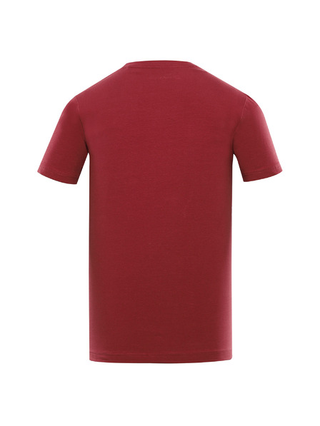 ALPINE PRO Pánské bavlněné triko ALPINE PRO SUMEK merlot varianta pc