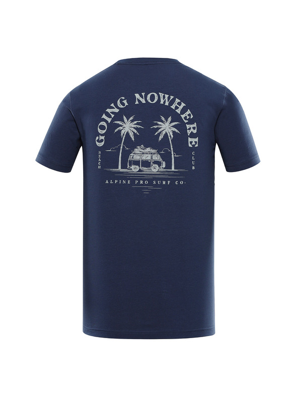 ALPINE PRO Pánské bavlněné triko ALPINE PRO SUMEK moonlit ocean varianta pb