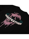 Horsefeathers Triko Orbit černé HORSEFEATHERS