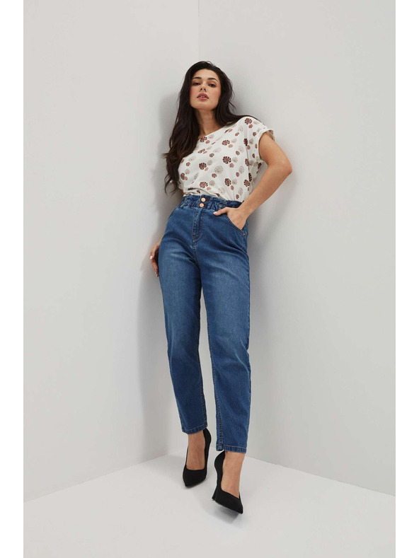 Moodo Dámské jeans Moodo – tmavě modré