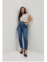 Moodo Dámské jeans Moodo – tmavě modré