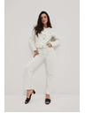 Moodo Dámské bílé mom jeans Moodo
