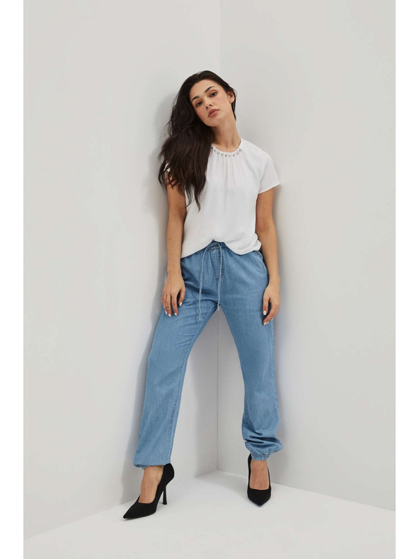 Moodo Dámské jeans Moodo – světle modré