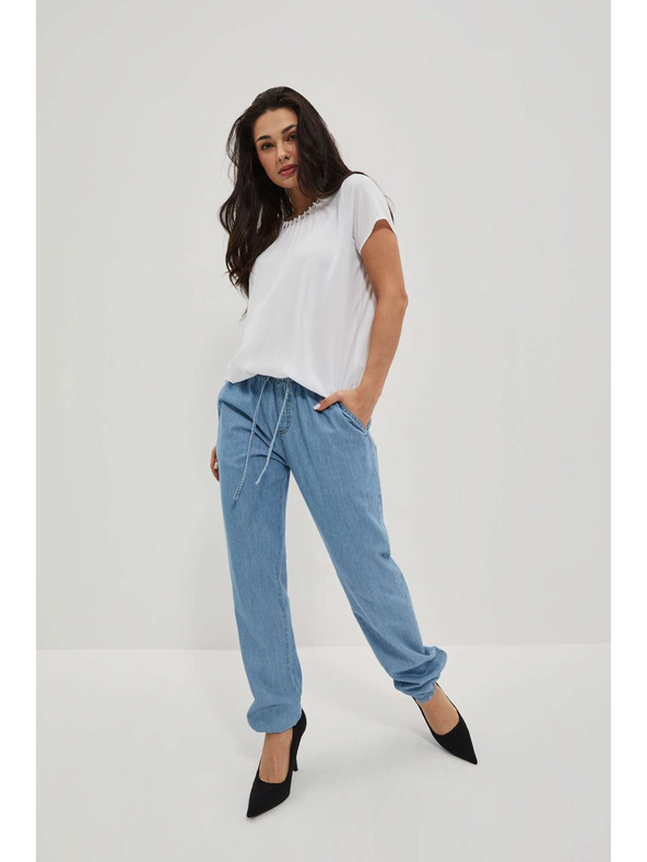 Moodo Dámské jeans Moodo – světle modré