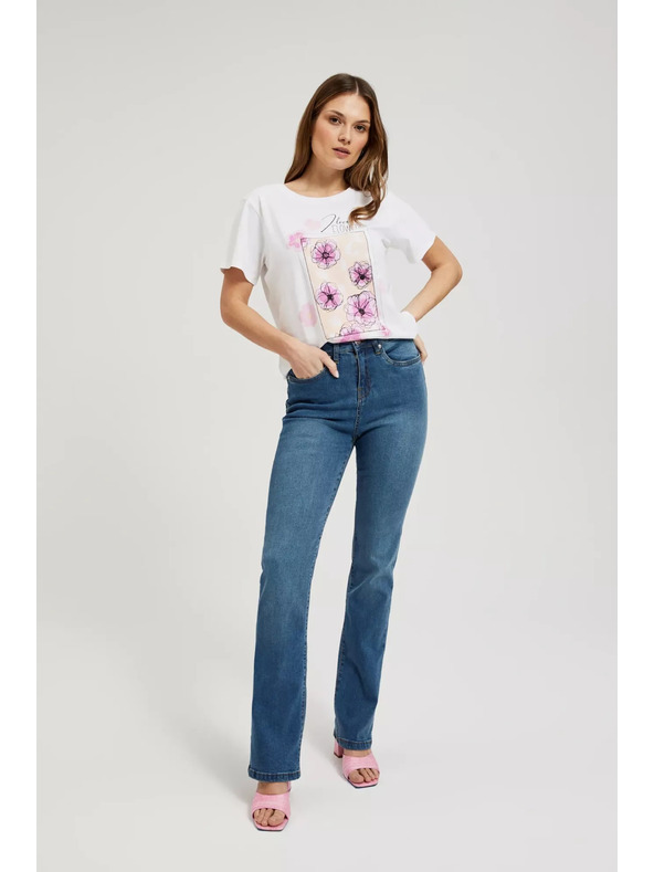 Moodo Dámské jeans Moodo – modré