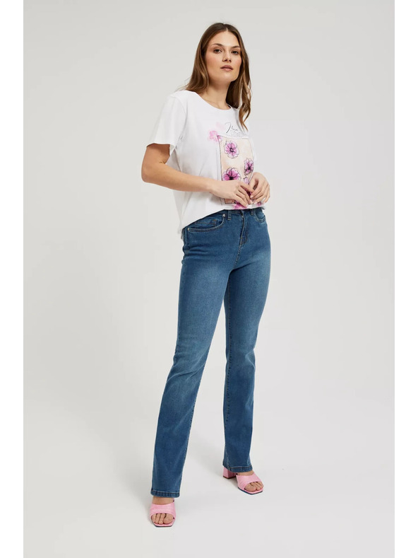Moodo Dámské jeans Moodo – modré