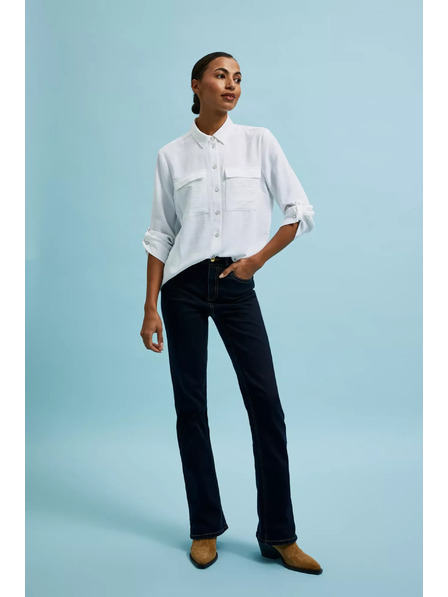 Moodo Dámské jeans Moodo – tmavě modré