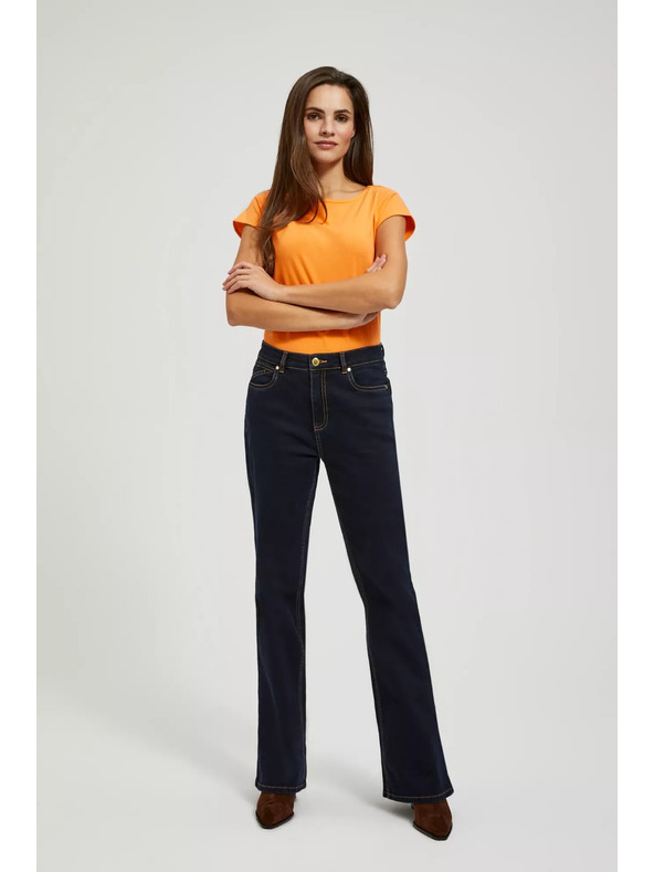 Moodo Dámské jeans Moodo – tmavě modré
