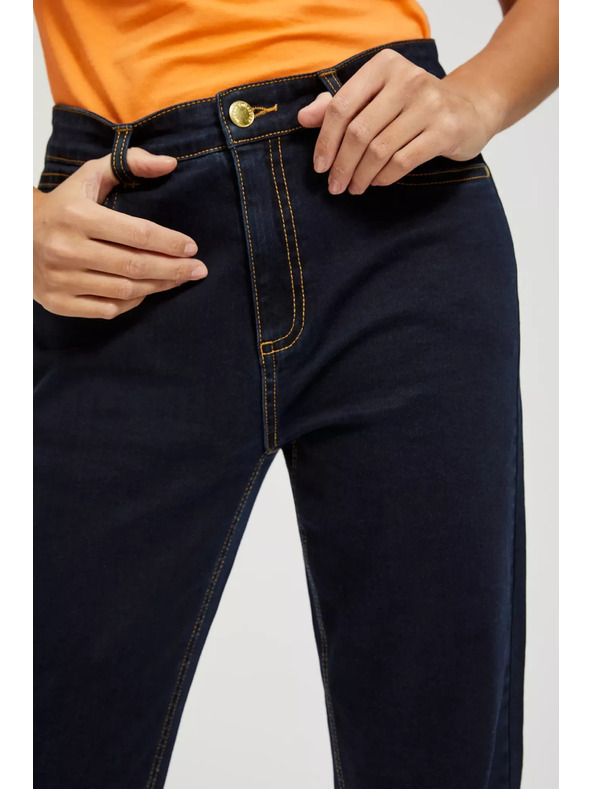 Moodo Dámské jeans Moodo – tmavě modré