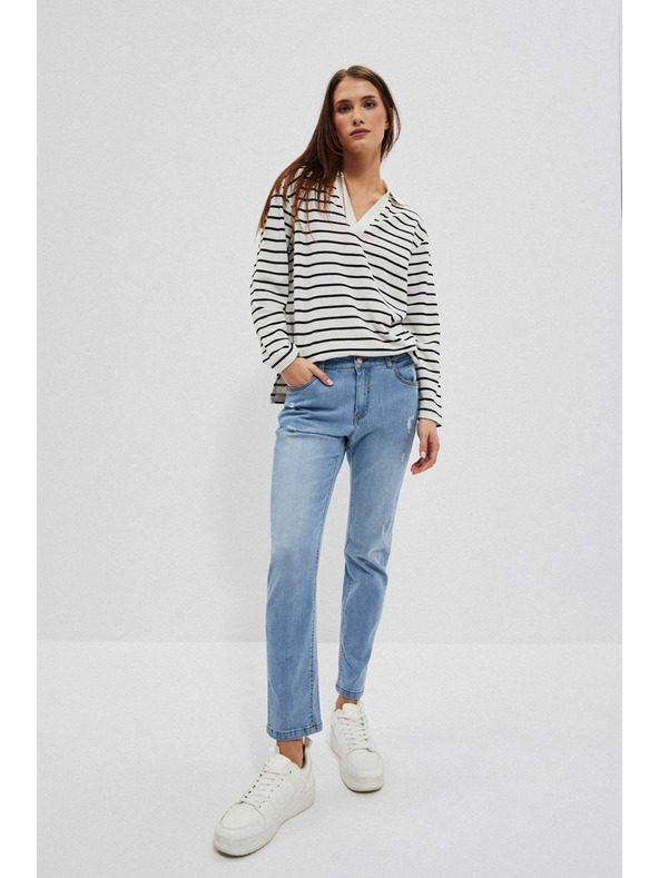 Moodo Dámské jeans Moodo – světle modré