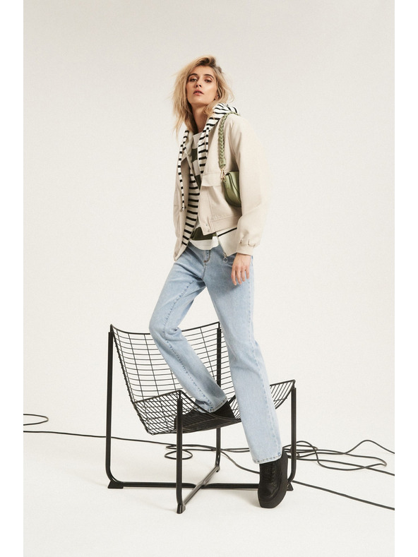 Moodo Dámské jeans Moodo – světle modré