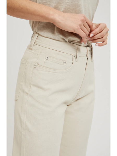 Moodo Dámské jeans Moodo – světle béžová