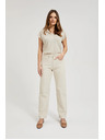 Moodo Dámské jeans Moodo – světle béžová