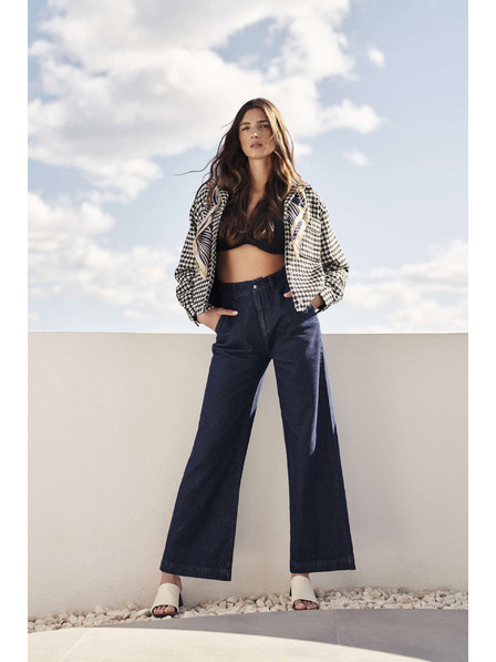 Moodo Dámské jeans Moodo – tmavě modré