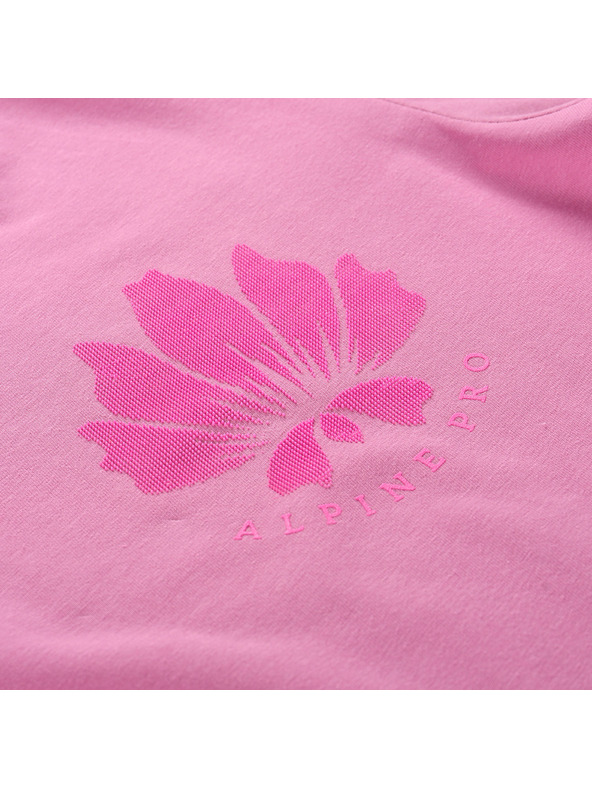 ALPINE PRO Dámské bavlněné triko ALPINE PRO SUMEKA cyclamen varianta pa