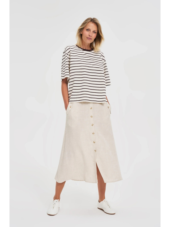 Moodo Dámské pruhované tričko Moodo