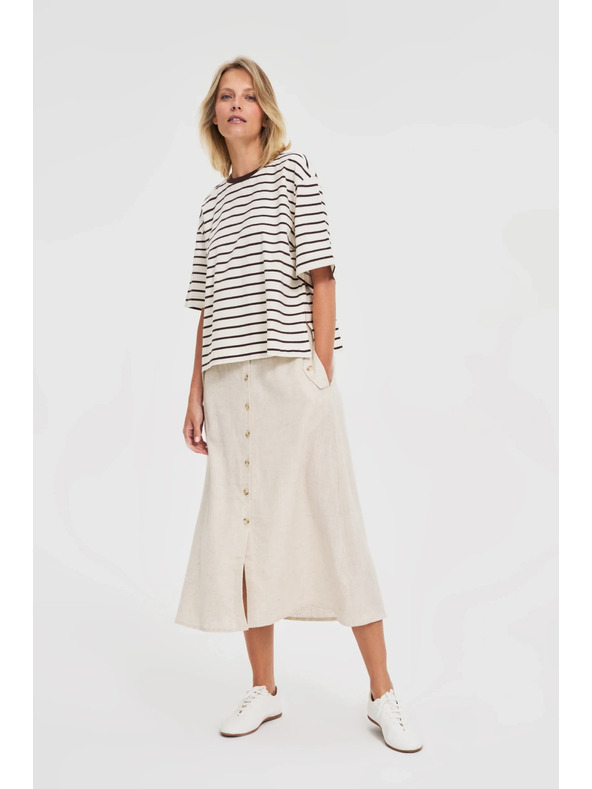 Moodo Dámské pruhované tričko Moodo