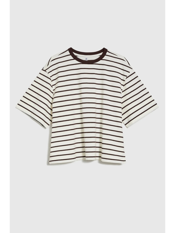 Moodo Dámské pruhované tričko Moodo