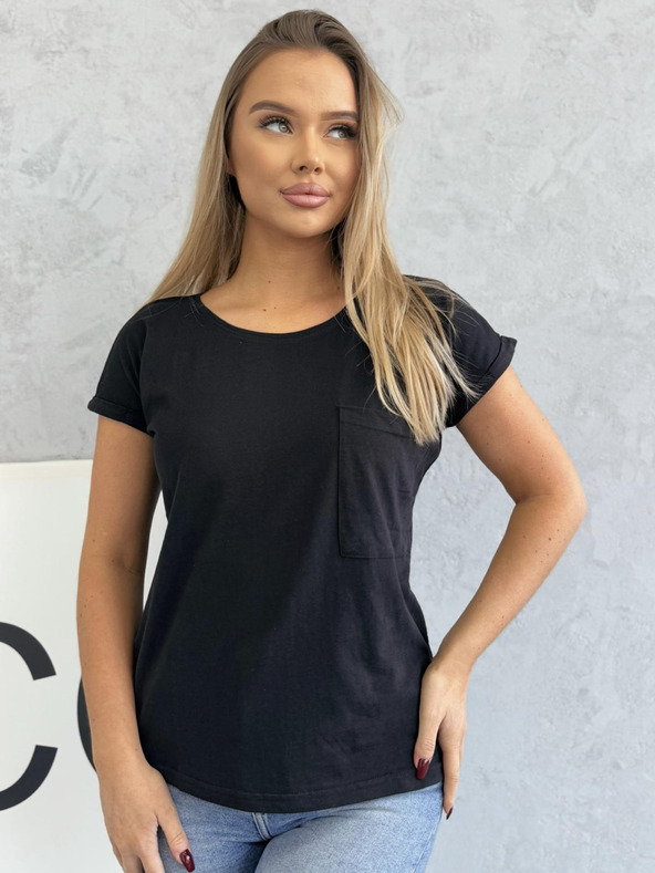 Edoti Tričko s kapsou - černé