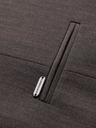 Ombre Clothing Pánská šedá elegantní vesta SLIM FIT