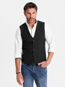 Ombre Clothing Elegantní pánská vesta SLIM FIT