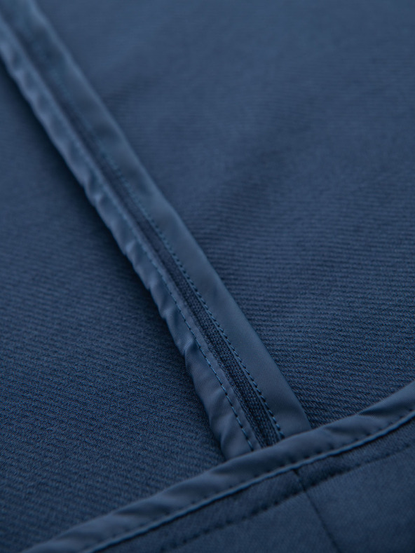 Ombre Clothing Pánské modré sako SLIM s jemnou texturou