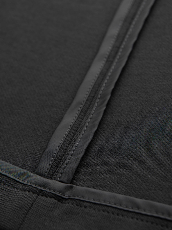 Ombre Clothing Pánské šedé sako SLIM z jemně strukturovaného úpletu