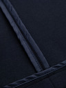 Ombre Clothing Pánské tmavě modré sako SLIM z jemně strukturovaného úpletu