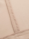Ombre Clothing Pánské béžové sako SLIM z jemně strukturovaného úpletu