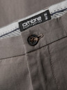 Ombre Clothing Pánské chino kalhoty REGULAR FIT s jemnou strukturou - šedé
