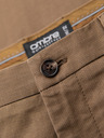 Ombre Clothing Pánské chino kalhoty REGULAR FIT s jemnou strukturou - tmavě béžové
