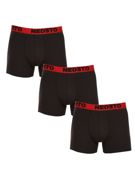 Nedeto Sada tří - pánské boxerky Nedeto černé