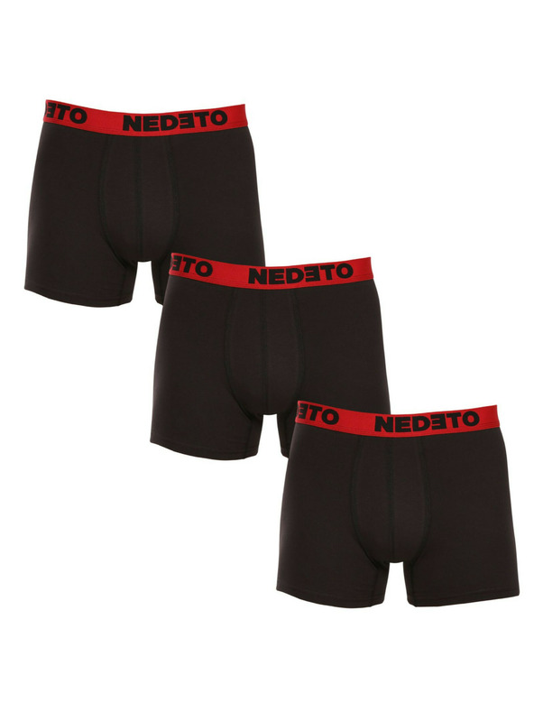 Nedeto Sada tří - pánské boxerky Nedeto černé