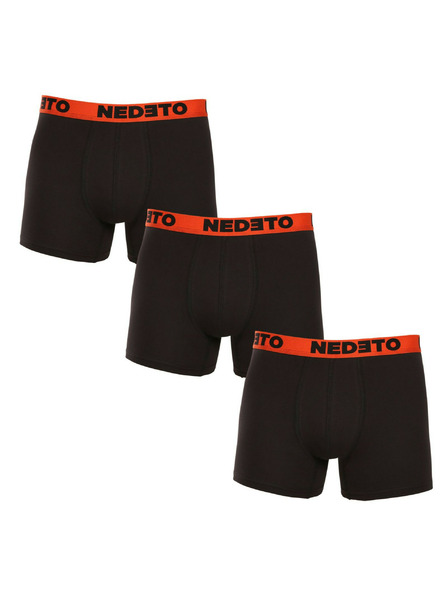 Nedeto Sada tří - pánské boxerky Nedeto černé