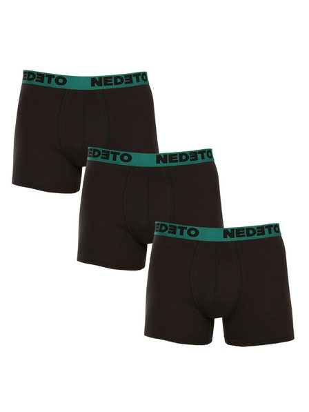 Nedeto Sada tří - pánské boxerky Nedeto černé