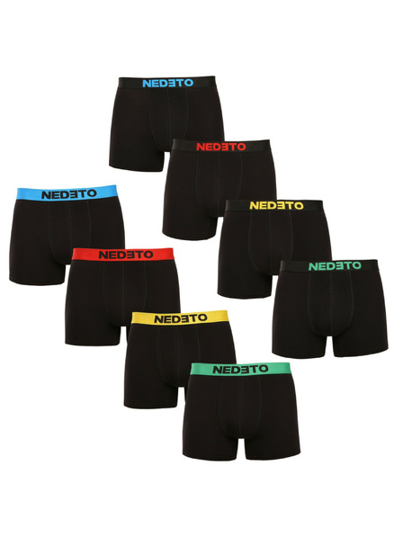 Nedeto Sada osmi - pánské boxerky Nedeto černé
