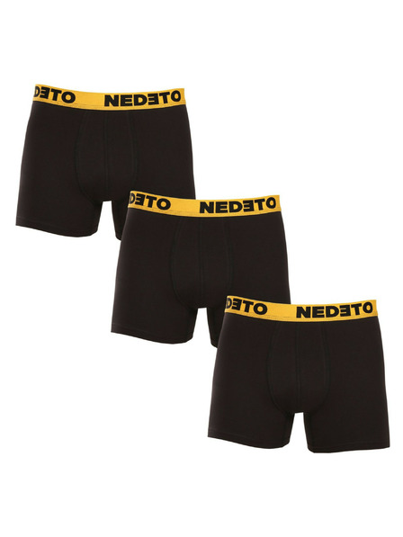 Nedeto Sada tří - pánské boxerky Nedeto černé
