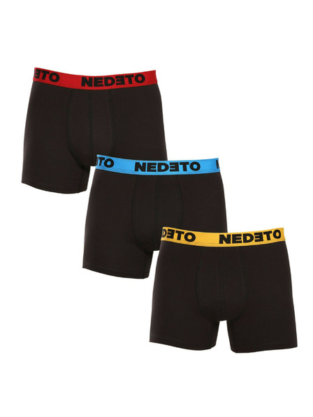Nedeto Sada tří - pánské boxerky Nedeto černé