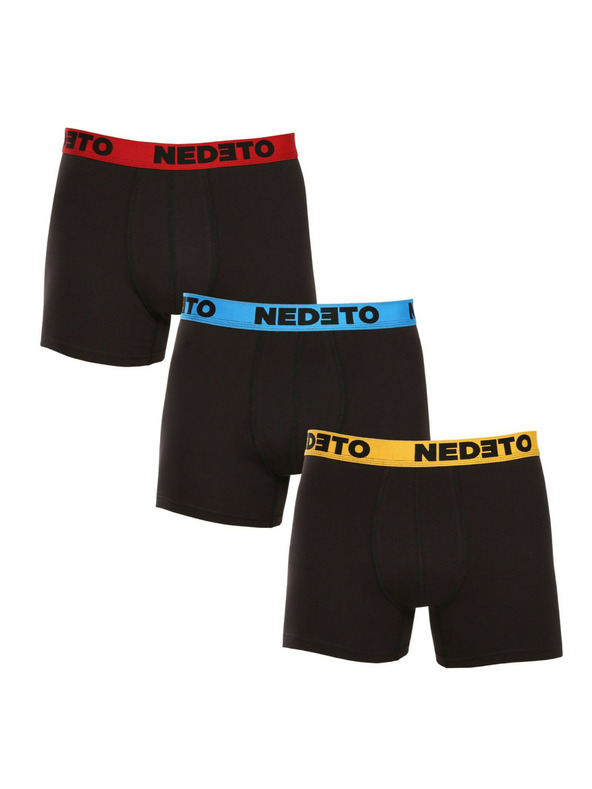 Nedeto Sada tří - pánské boxerky Nedeto černé