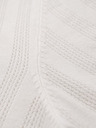 Ombre Clothing Pánské polo triko se zipem u výstřihu - bílé
