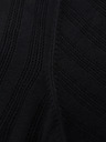 Ombre Clothing Pánské polo triko se zipem u výstřihu - černá