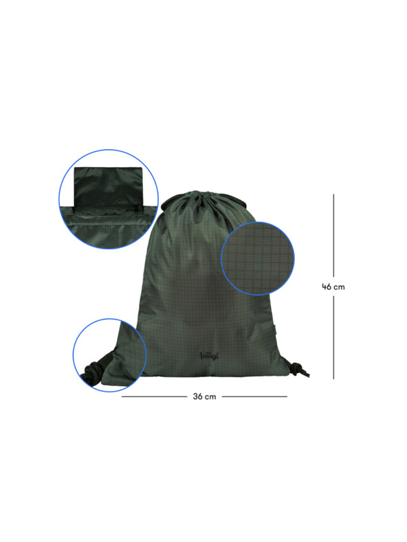 BAAGL  BAAGL SET 3 Cubic Grove: batoh, penál, sáček