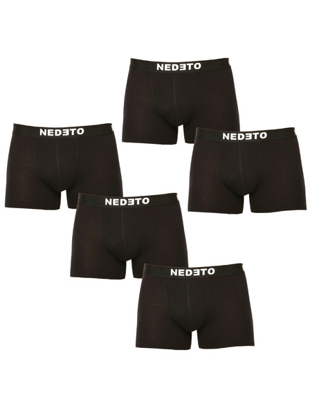 Nedeto Sada pěti - pánské boxerky Nedeto černé